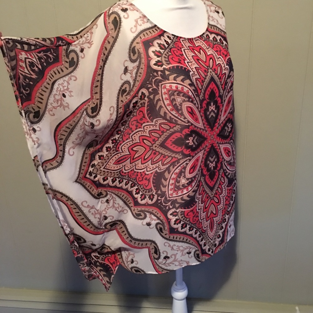 ⚜️Dana Buchman GORGEOUS, flowing tunic L  EUC